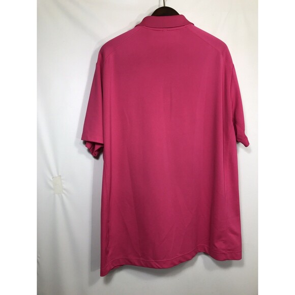 Nike Golf Tour Performance Solid Pink Dri-Fit Polo Shirt Men's XL - Picture 6 of 6